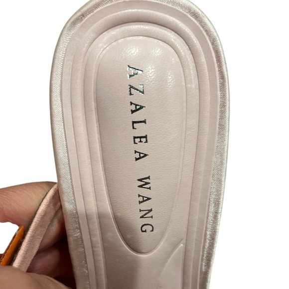 New Azalea Wang Size 8 Zarya Pink Sandals - Picture 10 of 11